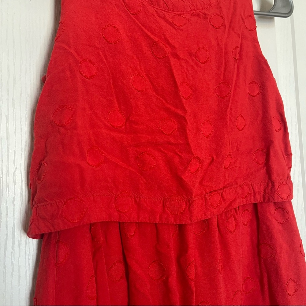 Red Sleeveless Dress - Picture 2 of 6